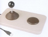 image of joystick with pad with USB plug