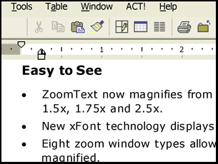 ZoomText Magnifier