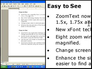 image of Zoom Windows docked right