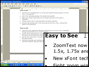 image of Zoom Windows overlay view